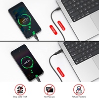 Bloqueador de Datos Micro USB a USB-C para Laptop y Teléfono Móvil - Protección Contra Cortocircuitos, Previene Conexiones USB No Autorizadas