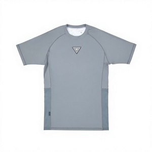 Rashguard BJJ personnalisé, T-shirt de compression MMA, Vêtements de grappling Jiu Jitsu No-Gi, Manches courtes, Manches longues, Tenue de combat personnalisée - Product Image 1