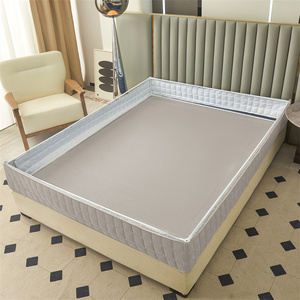 Coprimaterasso Antimacchia Semplice e Completo, Grigio, <span class=keywords><strong>per</strong></span> Hotel e Casa, Misura King Size, Personalizzabile - Product Image 5