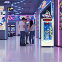 Machine de jeu d'arcade basée sur les compétences, machine de défi de 10 secondes, machine à prix chronométrée avec compte à rebours numérique pour parc d'attractions