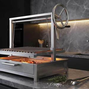 Grill <span class=keywords><strong>argentin</strong></span> manuel haut de gamme pour une cuisine en plein air de qualité supérieure avec des matériaux de qualité professionnelle - Product Image 4