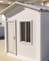 Cabine préfabriquée en kit à panneaux sandwich, étanche, à montage rapide, pour poste de garde, local de stockage, mini-bureau