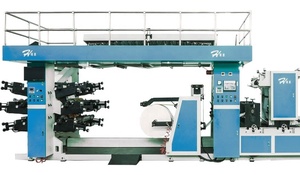 New Tốc Độ Cao 6-Màu Flexographic Tự Động Serviette Mô Giấy Khăn Ăn In Ấn Dập Nổi Gấp Máy CI Android - Product Image 2