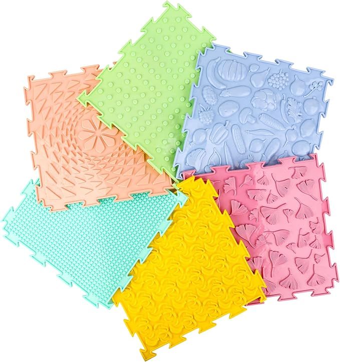 6pcs Massage Game Mat Anti Slip