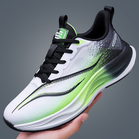 Vente en gros de nouvelles chaussures de sport et de course décontractées pour hommes, respirantes, en mesh, à semelle souple