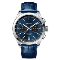 Reloj Automático de Alta Calidad para Hombre con Correa de Cuero, Caja de Acero Inoxidable, Esfera Grande de Metal y Logotipo