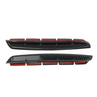 Accessoires Hyundai Palisade 2022-2023 : Grille d'aération latérale de pare-chocs avant style fibre de carbone, luxe moderne, pour éclairage antibrouillard extérieur