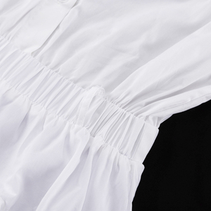 Abito Estivo Monoblocco 2025 <span class=keywords><strong>con</strong></span> Maniche <span class=keywords><strong>a</strong></span> <span class=keywords><strong>Tre</strong></span> <span class=keywords><strong>Quarti</strong></span>, Vita Elastica e Design <span class=keywords><strong>con</strong></span> Bottoni, Vestiti Camicia Casual da Donna - Product Image 6