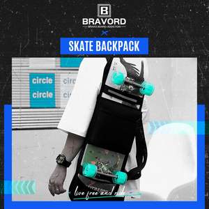 Mochila para Patineta, Bolsa de Transporte para Longboard, para Hombres y Mujeres, Bolsa de Viaje para Patinaje, Mochila para Longboard, Muestra Gratis - Product Image 2