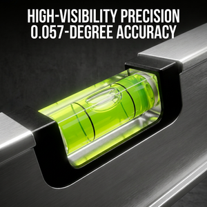 <span class=keywords><strong>Niveau</strong></span> à bulle professionnel en alliage d'aluminium YJ-AL2020D avec conception magnétique, précision de 1 %, outil de mesure - Product Image 4
