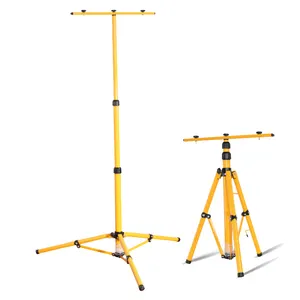 Tripod lampu Led isi ulang daya 6 Meter, lampu sorot Led portabel portabel dapat diisi ulang, lampu fotografi kerja Studio detail jangkauan 6 Meter