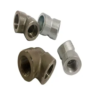 ASTM SB366 Nickel Alloy Hastelloy C276 Forged threaded BW Pipe fittings Elbows Tee Reducer