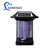Lampu tenaga surya LED otomatis nyala/mati, lampu pembunuh nyamuk tahan air untuk Vila taman desain lanskap catu daya listrik