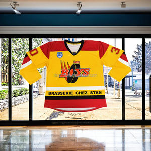 Camisetas de hockey sobre hielo personalizadas por sublimación, ropa de equipo, camisetas para hombre, ropa deportiva sublimada personalizada, jersey unisex de talla grande - Product Image 2