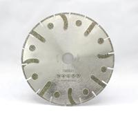 Lame de coupe diamantée électroplaquée à fente en U pour la découpe normale de Dekton