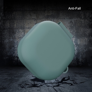 Funda para <span class=keywords><strong>Samsung</strong></span> Galaxy <span class=keywords><strong>Buds</strong></span> <span class=keywords><strong>2</strong></span> Pro con gancho para llavero, funda protectora suave de piel de silicona a prueba de golpes para Galaxy <span class=keywords><strong>Buds</strong></span> Live <span class=keywords><strong>2</strong></span> Pro - Product Image 3