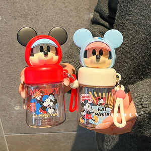 Vaso Infantil de Tritán con Diseño de Dibujos Animados de <span class=keywords><strong>Disney</strong></span>, 290 ml, Botella de Agua con Tapa para el Regreso a Clases y Regalos - Product Image 6