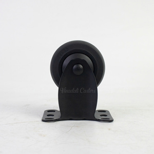 Roulettes en acier inoxydable avec revêtement PU, roulement fluide et silencieux, durables et résistantes à la corrosion, tailles 3, 4 et 5 pouces - Product Image 1