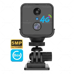 Ubox Solar Panel <b>Mini</b> 4G Security SIM Card Wifi 5MP Survalance IP Cameras 2400mAh Big Battery Low Power PTZ Security CCTV <b>Camera</b> - Product Image 1