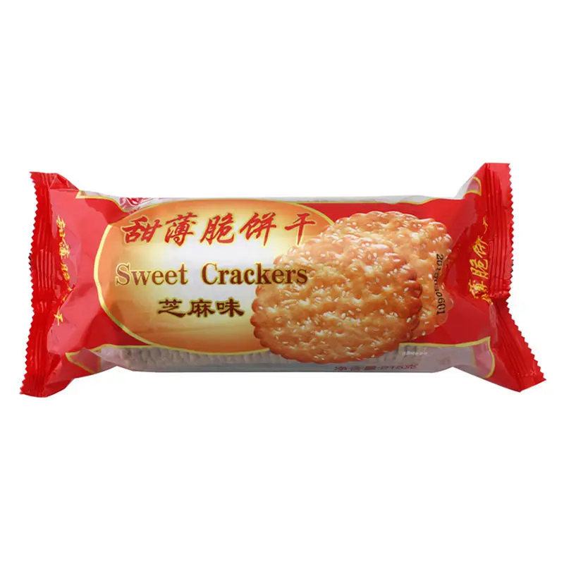 ISO/HACCP certificato 215g di peso Netto sapore di sesamo dolce cracker biscotti