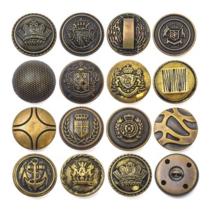 Kunshuo nút nhà máy TUXEDO Áo Blazer phù hợp với kim loại chân sắt thép không gỉ đồng thau nút đồng phục cho áo đồng phục - Product Image 1