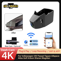 Holroadx 4K UHD Dubbele Dashcam Voor/Achter Cupra Formentor 2021-2024 Nachtzicht Plug & Play Loop Recording 1 Video Recorder