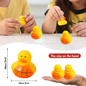 Giocattoli <span class=keywords><strong>da</strong></span> <span class=keywords><strong>Bagno</strong></span> per Bambini a Forma di Paperella in Gomma con Design Unici e Personalizzati, Divertimento in Vasca per Bambini e Neonati - Product Image 2