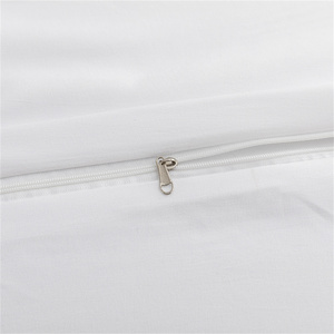 3피스 솔리드 마이크로화이버 이불 커버 세트 홈 침구 도매 - Product Image 3