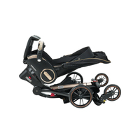 Poussette à la mode et sièges auto bébé/poussette bébé de luxe roues réglables landau