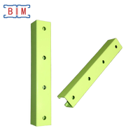 Profilé en C en acier au carbone galvanisé à chaud 41x62, norme ASTM, perforé, service de découpe, longueur 6m, pour systèmes de support à haute charge