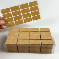 Étiquette autocollante jaune style liège, petite étiquette modèle 4586 30x15mm, imperméable pour assaisonnements, prix alimentaires, écriture sur feuilles