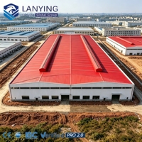Almacén Moderno de Estructura de Acero SYLY con Techo y Paredes de Panel Sándwich Aislado