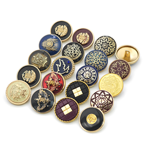 Ropa Esmoquin Abrigo Traje Metal Vástago Uniforme Blazer Cuerno personalizado botones dorados para blazer Uniforme Abrigo - Product Image 4