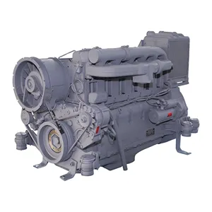 Hakiki stil 6 silindir F6L914 Deutz motorlar inşaat makineleri için hava soğutmalı dizel motor montajı