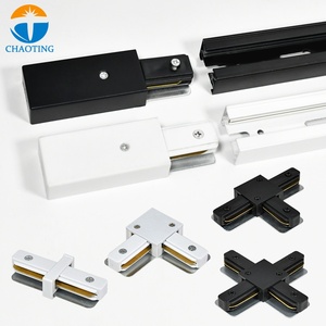 Système de rails d'éclairage à 2 fils, 3 fils, 4 fils, noir et <span class=keywords><strong>blanc</strong></span>, 1 m, 2 m, rails d'éclairage GU10, <span class=keywords><strong>rail</strong></span> d'éclairage en aluminium, <span class=keywords><strong>rail</strong></span> d'éclairage <span class=keywords><strong>LED</strong></span> - Product Image 1