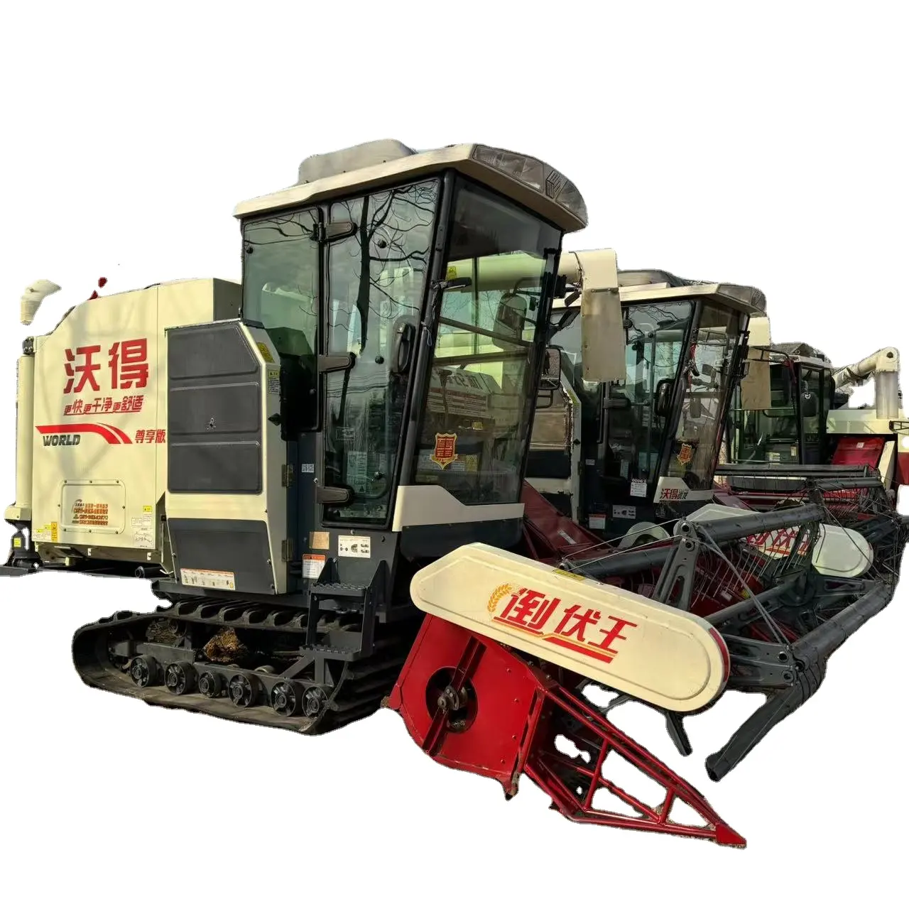Nông nghiệp 118hp kết hợp bánh xe gặt đập Thế Giới cộng với phiên bản máy cho nông dân quy mô nhỏ