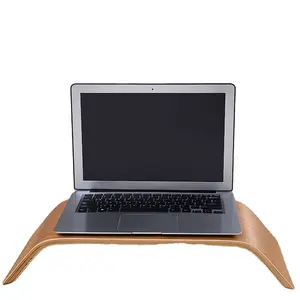 Universal Monitor Heighten Bamboo Stand Dock Computer Desktop Holder Display Bracket tables for Laptops PC Notebook Lapdesk