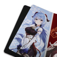 Tapis de souris de jeu confortable de haute qualité AY Custom Anime, motif d'impression par sublimation, rectangle, grand tapis de souris avec logo