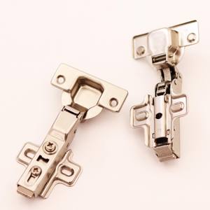 Оптовая продажа: Петля для кухонных шкафов с доводчиком, двусторонняя, 3D-регулировка, скрытая, гидравлическая, с буфером малого угла, никелированная - Product Image 5