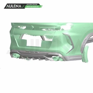 Nouveau kit carrosserie en fibre de carbone pour BMW X6M : lèvre avant, diffuseur, spoiler, jupes latérales, kit large - Product Image 5