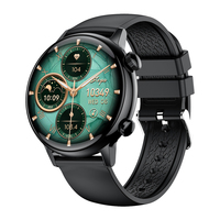 Reloj Inteligente para Hombre con Pantalla AMOLED de 1.19 Pulgadas, Monitor de Actividad Física, Asistente de Voz con IA, Resistente al Agua IP68, Correa Magnética de Gel de Sílice, Frecuencia Cardíaca, Calorías