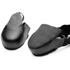 <span class=keywords><strong>Chaussures</strong></span> de sécurité anti-fracassantes en cuir noir à lacets bon marché pour les visiteurs avec bout en acier - Product Image 4