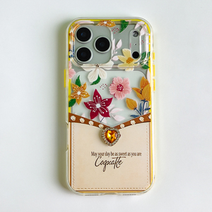 Nuova Cover per Telefono <span class=keywords><strong>con</strong></span> Glitter Floreali per Samsung <span class=keywords><strong>Galaxy</strong></span> F17, Custodia Protettiva di Lusso <span class=keywords><strong>con</strong></span> Cuori e Diamanti, Antiurto per Ragazze - Product Image 5