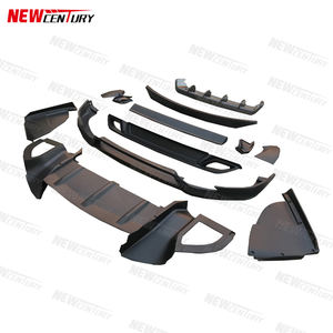 Convient pour 2015-2017 <span class=keywords><strong>Porsche</strong></span> <span class=keywords><strong>Cayenne</strong></span> 958.2 modifié <span class=keywords><strong>petit</strong></span> surround avant et arrière lèvre large kit carrosserie - Product Image 5