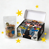 Sachets Mylar personnalisés imprimés refermables pour bonbons exotiques, résistants à l'humidité, 3,5g, avec boîte pour sucre