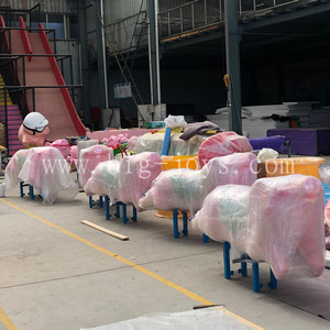 Manèges amusants à la ferme, <span class=keywords><strong>parc</strong></span> d'attractions et d'aventure, course de cochons, jeu pour enfants propulsé par l'homme, à vendr - Product Image 3