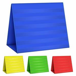 Cartes d'apprentissage précoce en anglais, cartes éducatives pliables sur trépied, aides pédagogiques, tableau de poche de table - Product Image 1