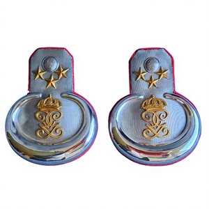 Épaulettes de Garde d'Épaule pour Officiers - En Toile à Coudre avec Franges Décoratives - Product Image 1