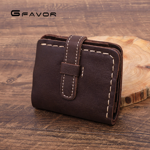 Porte-cartes en <span class=keywords><strong>cuir</strong></span> pleine fleur véritable fait main, style vintage, en <span class=keywords><strong>cuir</strong></span> de vachette Crazy Horse, pour <span class=keywords><strong>homme</strong></span> - Product Image 2