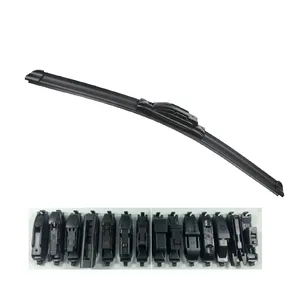 Fitting 99% car models wiper blades new multi clips flat wiper blade with good rubber refills